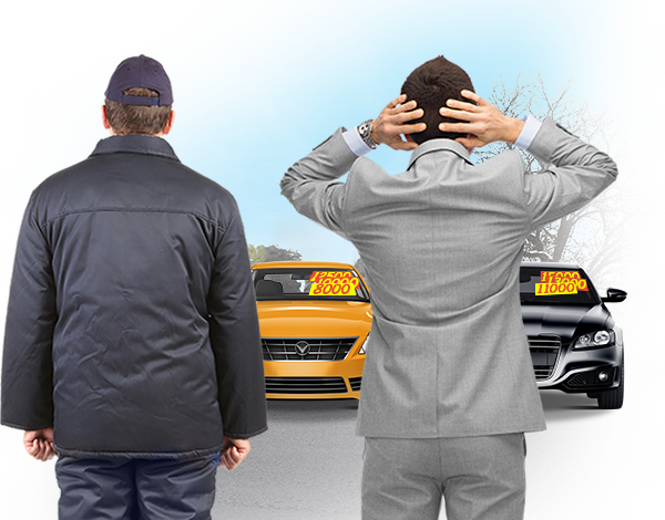 But now nobody’s buying the cars you bought.