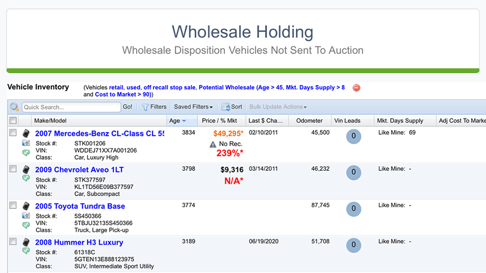 Find your wholesale holding inventory