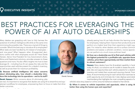 Best Practices for Leveraging the Power of AI at Auto Dealerships
