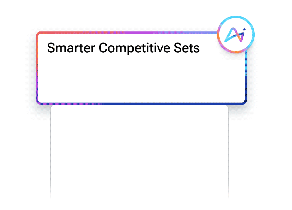 Smarter Competitive Sets, powered by Cox Automotive data, use current shopping behavior and market activity to identify more accurate comparisons.